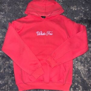 White Fox Boutique Coral Hoodie